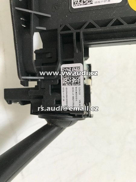 5K0953507AF 5K0953513K Spínač na sloupku řízení VW Golf 6 VI bez tempomatu - 7