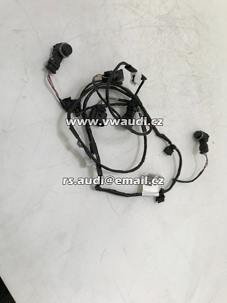 3TO095B   .  3TO 971 095 B  . Kabeláž - elektroinstalace pro parkovací senzory Zadní nárazník kabel + čidla PDC 4X 4H0 919 275 - 9