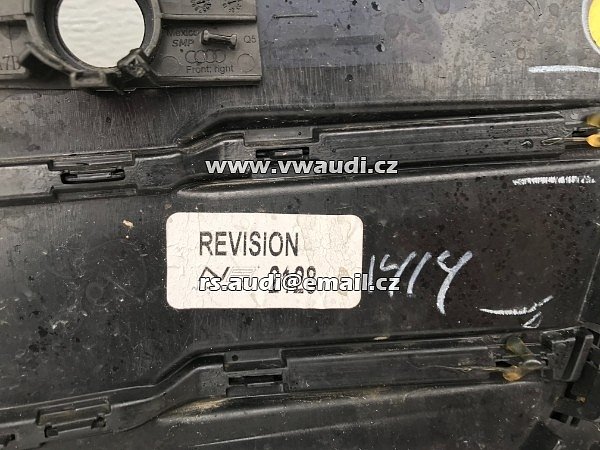  80A 853 651 C Audi 2018 2019 Q5 SQ5 Přední středová maska ​​černá  gril mřížka nárazníku OEM 80A-853-651-J-RP5  s line  - 17