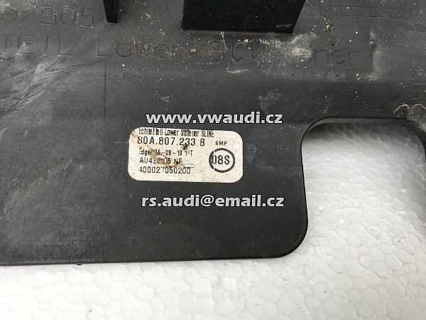  spoiler Audi 80A-807-061-C-GRU Audi 2018 2019 Q5 SQ5  ​​černý  lak  spoiler přeního nárazníku  s line  - 22
