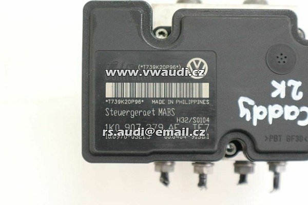 Hydraulický blok jednotka ABS 1K0614117AC VW Caddy 2K Golf 5 6 Seat Leon 1P Toledo - 4