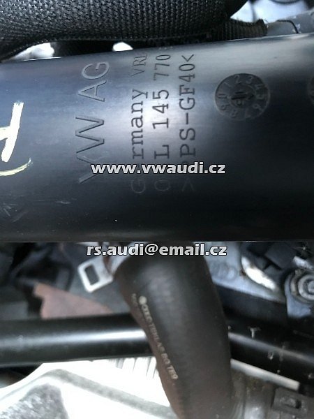 04L 145 770 H O4L 145 770 H trubka roura vedení vzduchu stlačeného turbo intercooler hadice tlaková  VW 1,6 TDI  Audi GOLF 7 VII  - 2