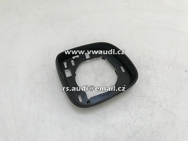 7E1 858 554 G 7E1 858 554 G rámeček plat zrcátko pravé  Originální VW T5 Transporter Caddy 2K krycí kroužek rámu zrcátko pravé černé - 2