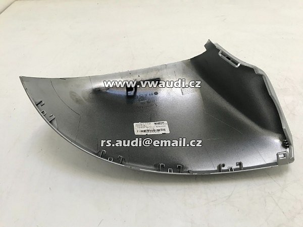 7E1 857 527 L   krytka  plast vnějšího zrcátka  LEVÉ vlevo  pro VW MULTIVAN T6 stříbrná barva lak  reflexsilber A7W  565 301 - 01 2019  - 6