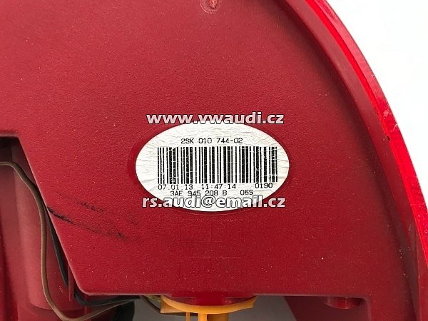 VW Passat Varinat 3C B7 z roku 2010 LED zadní světlo  pravé  3AF945208B - 7