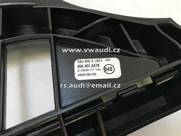 80A 807 647 B AUDI Audi Q5 2019  Q5 871 FYB Mřížka Satin Black 80A807647B 9B9 - 7