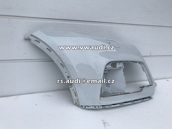 80A 807 438 E AUDI Q5 80A S LINE PŘEDNÍ NÁRAZNÍK PRAVÝ ROH 2017 18 2019 80A - 3