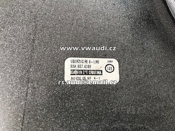 80A 807 438 E AUDI Q5 80A S LINE PŘEDNÍ NÁRAZNÍK PRAVÝ ROH 2017 18 2019 80A - 16