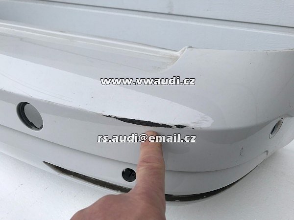  2K5 807 363 VW Caddy III 2K 2K5 2015-17 zadní nárazník 2K5807363 originál  na PDC parksystém  - 20