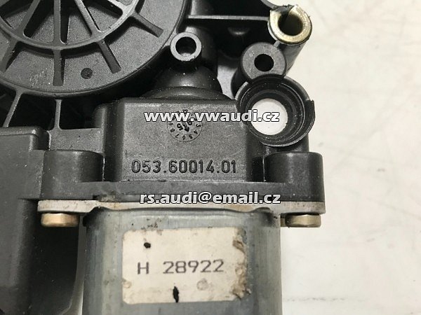 053 60014 01  Audi A4 B5 1.9 TDI - Motor zvedání oken pravý přední 0536001401  - 6