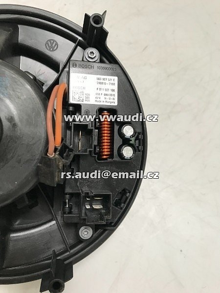 5Q0 907 521 E  Topný odpor pro  větrák ventilátor Audi A3 8V VW Golf 7 Seat Leon 5F BOSCH F 011500108 - 3