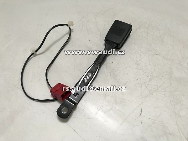 2K0 857 877 H QVZ  Caddy 2K 2009 life LIVE zámek bezpečnostních pásů, přední bezpečnostní pás, strana řidiče  sedačka levá + kabeláž čidlo  - 3
