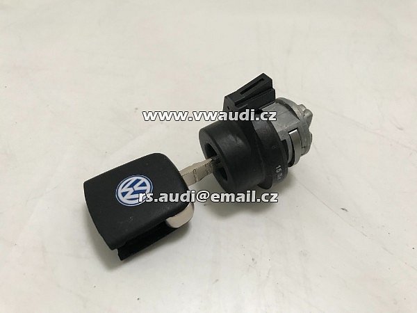  VW TRANSPORTER V T5 2003 2004  05 06 07 08 09  Spínací skřínka + klíč 1x zámek  - 2