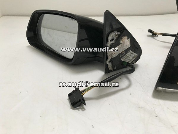 1Z1 857 501 BK  Škoda Octavia 2 - Vnější zpětné zrcátko - 4