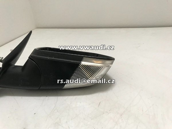 1Z1 857 502 BK vnější zrcátko pravé  elektrické vyhřívané + blikač barva černá pravá   Škoda Octavia 2 - Vnější zpětné zrcátko - 5