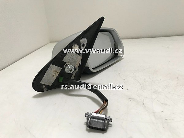 1Z1 857 502 BK vnější zrcátko pravé  elektrické vyhřívané + blikač barva černá pravá   Škoda Octavia 2 - Vnější zpětné zrcátko - 11