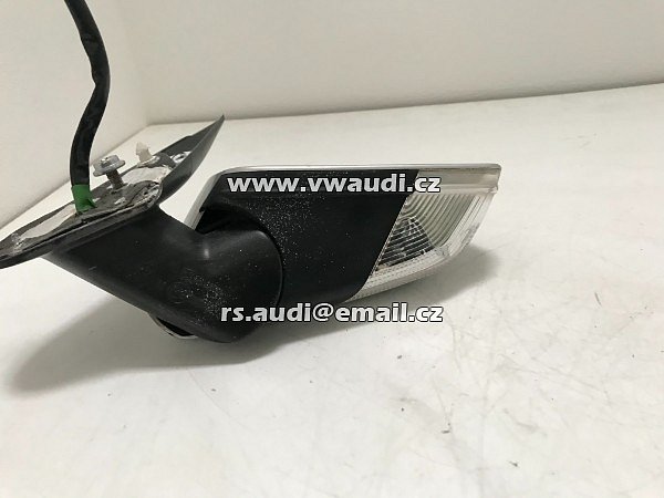 1Z1 857 502 BK vnější zrcátko pravé  elektrické vyhřívané + blikač barva černá pravá   Škoda Octavia 2 - Vnější zpětné zrcátko - 13