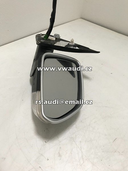 1Z1 857 502 BK vnější zrcátko pravé  elektrické vyhřívané + blikač barva černá pravá   Škoda Octavia 2 - Vnější zpětné zrcátko - 15