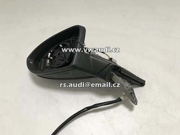 vnější zrcátko levé Golf VII  7 - 5G1857501 EA 9B9  + BLIKAČ  5G0 949 101  - 16