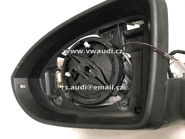 vnější zrcátko levé Golf VII  7 - 5G1857501 EA 9B9  + BLIKAČ  5G0 949 101  - 12