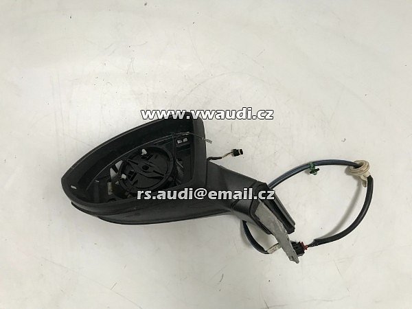 5G1 857 501EA  vnější zrcátko levé Golf VII 7 bez krytu a skla    - 5