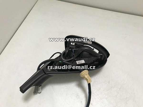 5G1 857 501GG9B9   vnější zrcátko levé Golf VII 7 bez krytu a skla    - 2