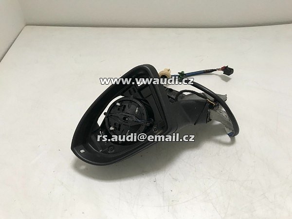 5G1 857 501GG9B9   vnější zrcátko levé Golf VII 7 bez krytu a skla    - 3