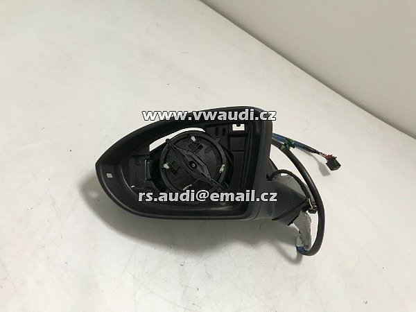5G1 857 501GG9B9   vnější zrcátko levé Golf VII 7 bez krytu a skla    - 4