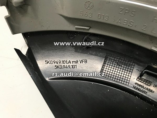 563 013   blikač vnější zrcátko levé  VW 5K0 949 101 A  - 6