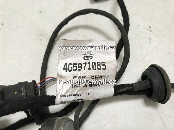 4G5 971 085 Audi A6 C7 2012 zadní parkovací kabelový svazek pro  4x PDC senzory 4G5971085 rok  2011  - 2