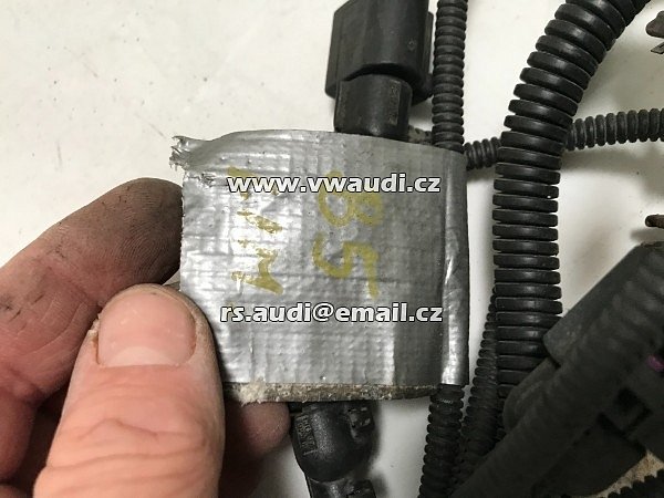 3B0 971  zadní parkovací kabelový svazek a 4x PDC senzory  Passat b5 B5 1999 3B - 5