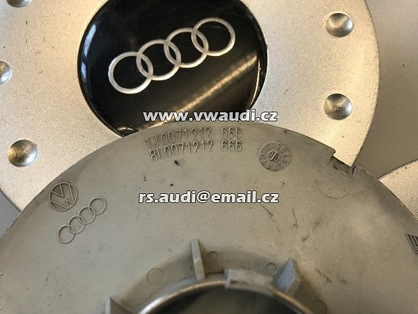 8L0 071 212  +  1J0 071 212  středová krycí poklička šroubů ozdobná pro kola krytka na al.kola Audi 8L0 071 212    VW  - 8