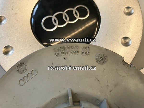 8L0 071 212  +  1J0 071 212  středová krycí poklička šroubů ozdobná pro kola krytka na al.kola Audi 8L0 071 212    VW  - 9
