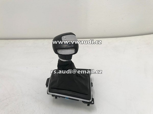 1Z1 713 203D GNT + 1Z1 713 123 F AOS   Řadící páka 6° Škoda Octavia   dsg DSG automat   kůže chrom  - 4