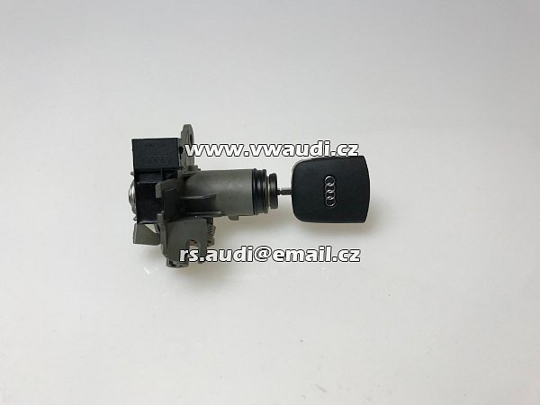 8E0 827 573  zámek zadního víka + klíč  Audi A4 B6 8E 2001 - 2005 . 8EO 827 573  - 3