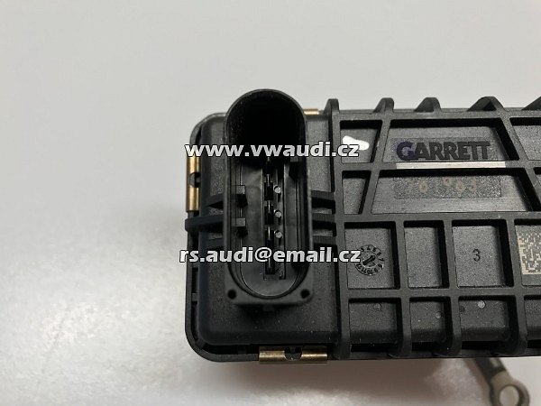  6NW 009 483  AUDI A6 4F 2,7 +  3,0 TDI Regulátor Turba - 6NW 009 483 HELLA  ORIGINAL GARRETT ACTUATOR  - 12