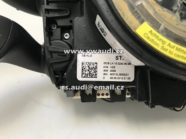 4G8 953 502 AD  Páčky pod volant blikače tempomat Spínač na sloupku řízení, spínač směrovek, spínač stěračů pro Audi A4 B8 Q5 8R - 8