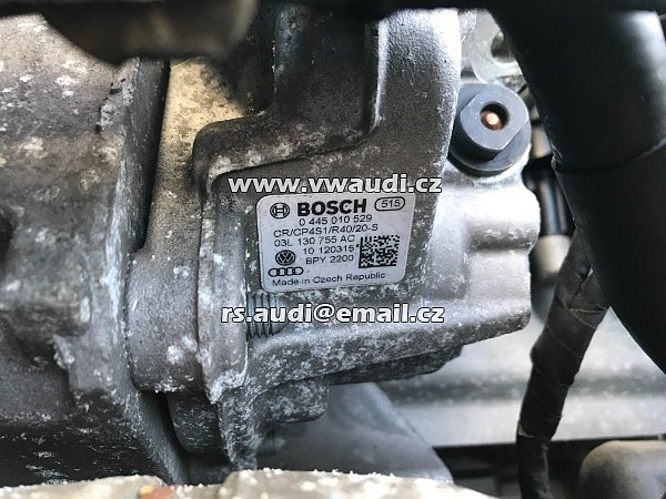 03L 130 755 AC Rail pumpa 03L 130 755 AC Bosch 0445010529 Tiguan 5N0 facelift 2,0 TDI CFF 103 kW Common Rail CR , - 7