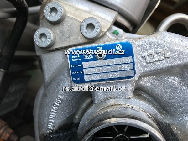 03L 253 056 T  turbo  - 03L253056T V100 BV40D0021  Tiguan 5N0 facelift 2,0 TDI CFF 103 kW Common Rail CR  - 6