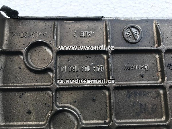 059 109 130 D  2005 Kryt motoru rozvodového řetězu VW Touareg 3.0 V6 Tdi  A6 4F A4  - 3