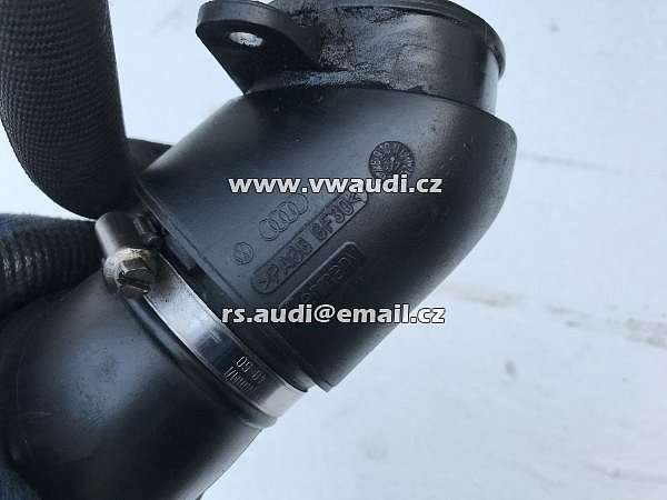 4F0 129 615 E Audi A6 4F C6 2.7 3.0 TDI Sání motoru přiruba turba hadice roura sání motoru 4FO 129 615 E - 8