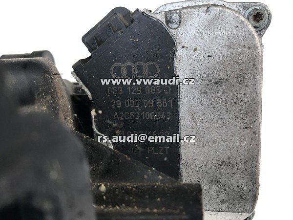 059 129 086 D Motor pohonu vzduchové klapky Audi A4 A6 A8 Q7 Tdi Quattro  059 129 086 DA2C53106043  2007  - 2