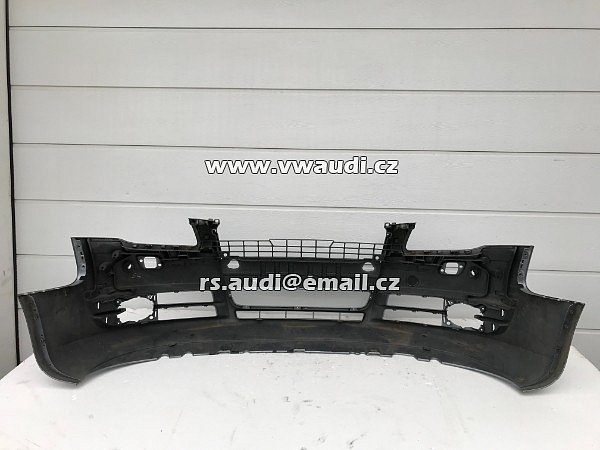 8E0 807 437 AH  Audi A4 B7 2006 2007 2008 Nárazník přední s otvory na ostřikovače světlometů + otvory pro parkovací čídla 4 X - 13