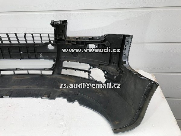 8E0 807 437 AH  Audi A4 B7 2006 2007 2008 Nárazník přední s otvory na ostřikovače světlometů + otvory pro parkovací čídla 4 X - 9