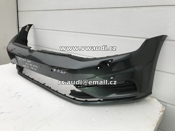 VW Golf VII Facelift Higline GP  2019  Přední nárazník   5GO 807 221 FL .     5G0 807 217 FR B7H ČERNÁ  - 23