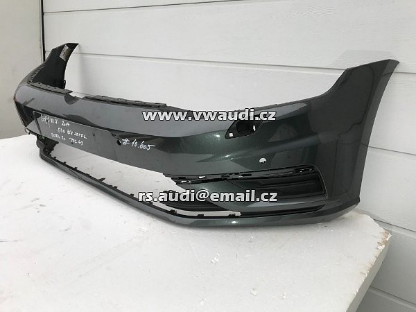 VW Golf VII Facelift Higline GP  2019  Přední nárazník   5GO 807 221 FL .     5G0 807 217 FR B7H ČERNÁ  - 20