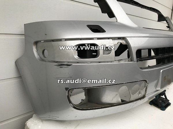 7H5 807 101 7H5.807.101 VW  T5 Multivan  2004 -2009  Přední nárazník lakovaný  stříbrná met.  - 19