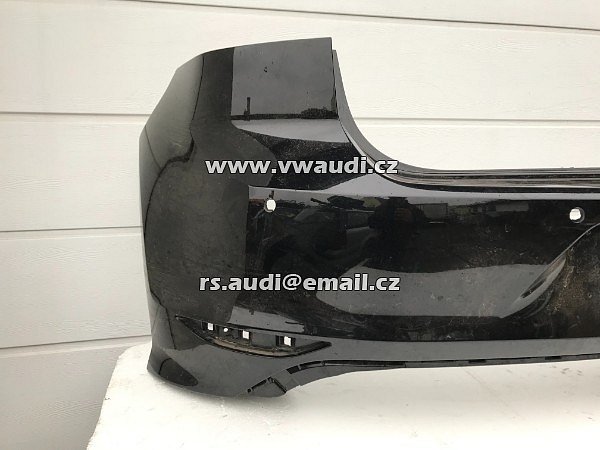 5G6 807 421 E R-LINE nárazník zadní + VW GOLF 7 VII 2012-2017 + 4 x PDC originál  černá barva  - 17