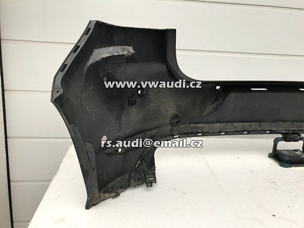 5G6 807 421 E R-LINE nárazník zadní + VW GOLF 7 VII 2012-2017 + 4 x PDC originál  černá barva  - 10