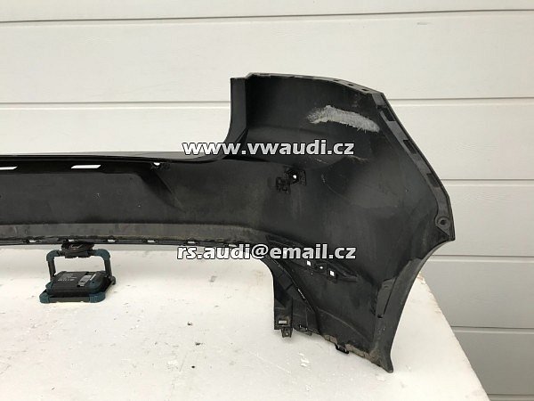 5G6 807 421 E R-LINE nárazník zadní + VW GOLF 7 VII 2012-2017 + 4 x PDC originál  černá barva  - 9